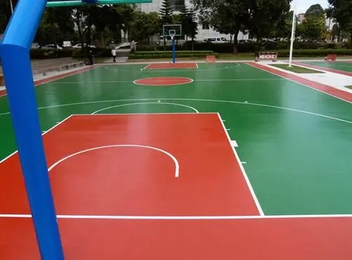 南昌户外厂区球场翻新，地坪翻新修补工作